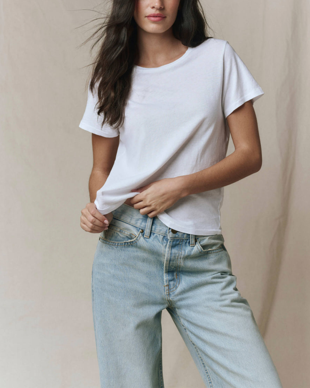 The Little Tee | True White