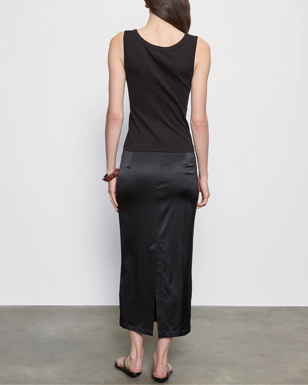 Supima Baby Rib Tank | Black