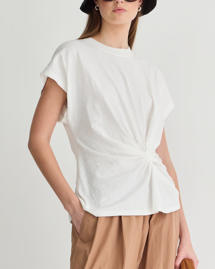 Volta Twist Top | Cream