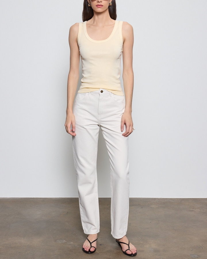 Supima Baby Rib Tank | Flan