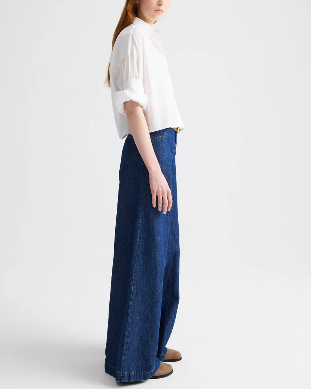 Next Ex | White/Light Blue Stripe