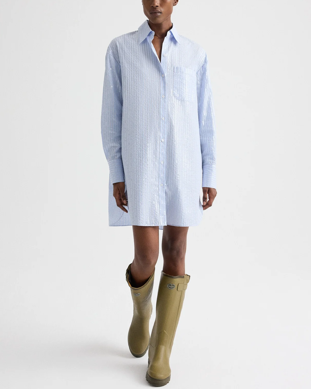 Big Joe Shirt Dress | Blue / Midnight