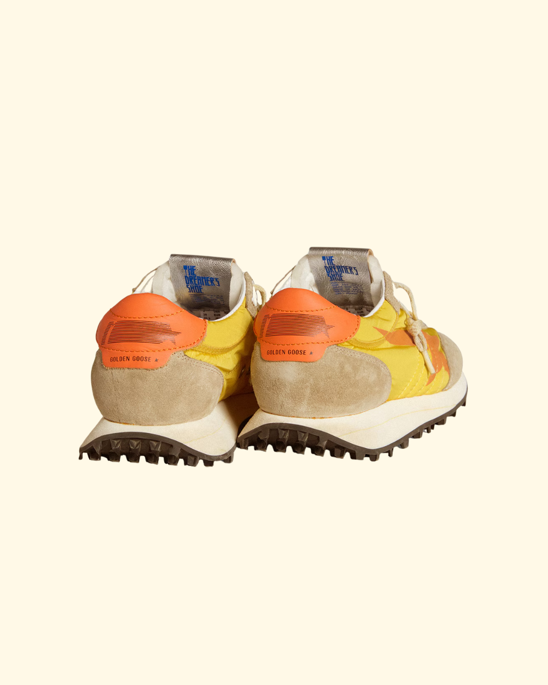 Marathon Nylon w Suede | Yellow/Orange