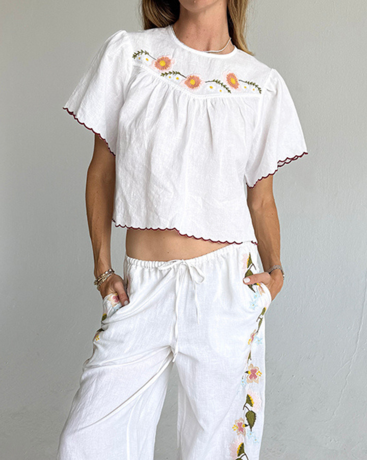Idoya Top | White