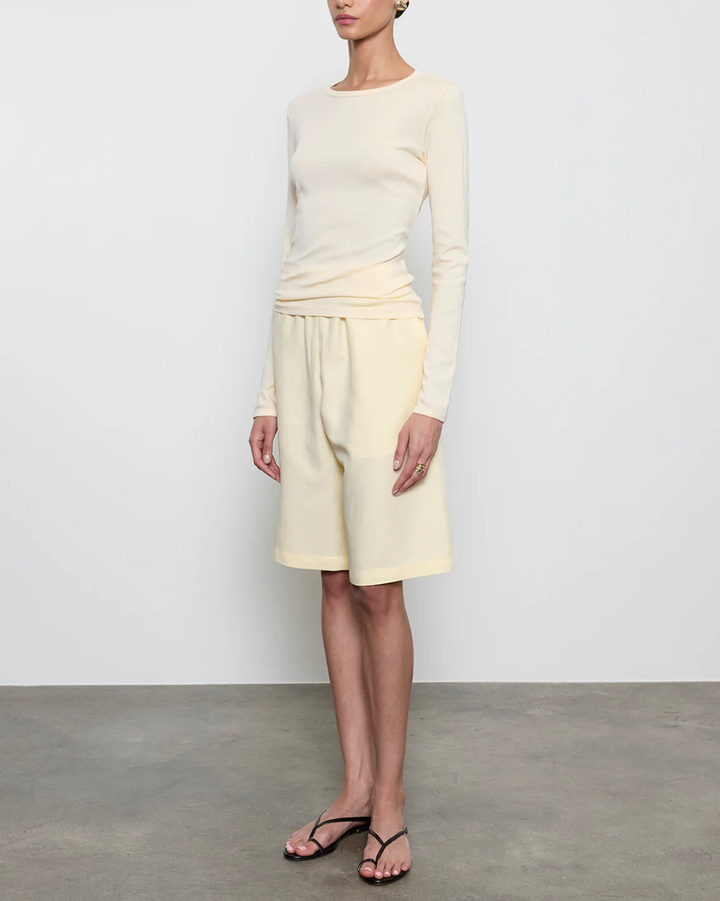 Fine Supima L/S Boatneck | Flan