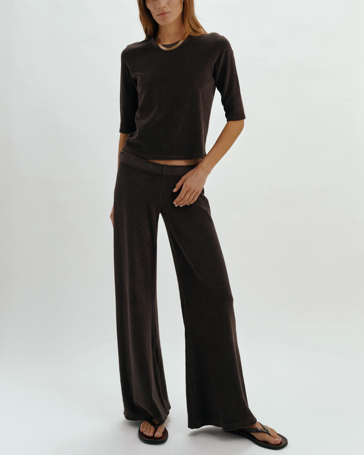 Lito Low-Rise Flare | Truffle