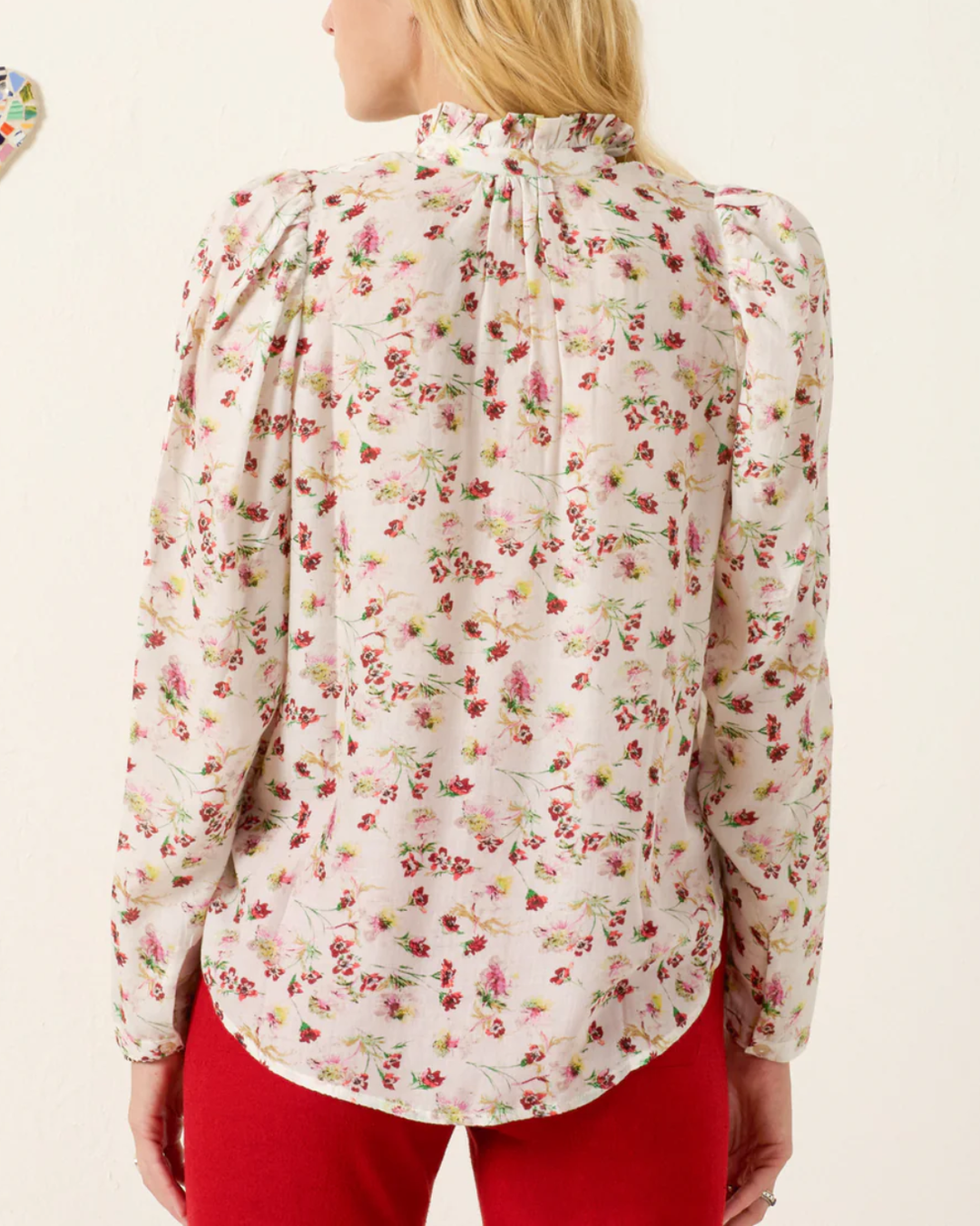 Artemis Wild Garden Shirt | White