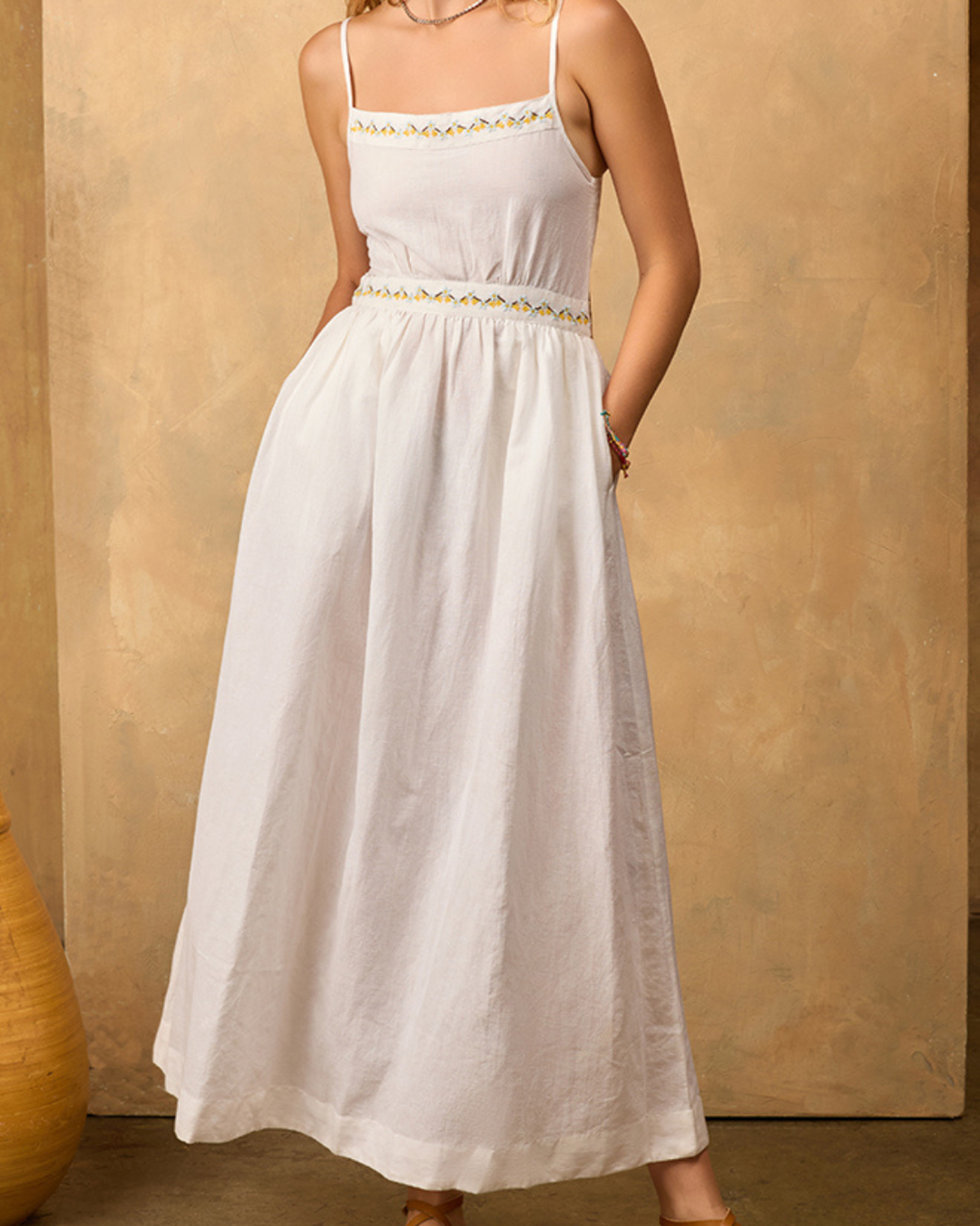 Austine Dress | White