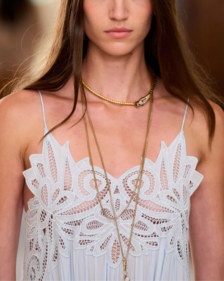 Filippa Lace Applique Gown | Adriatic