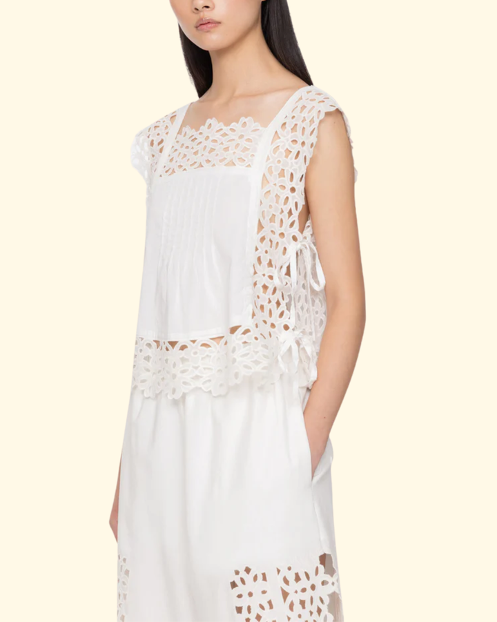 Leila Top | White