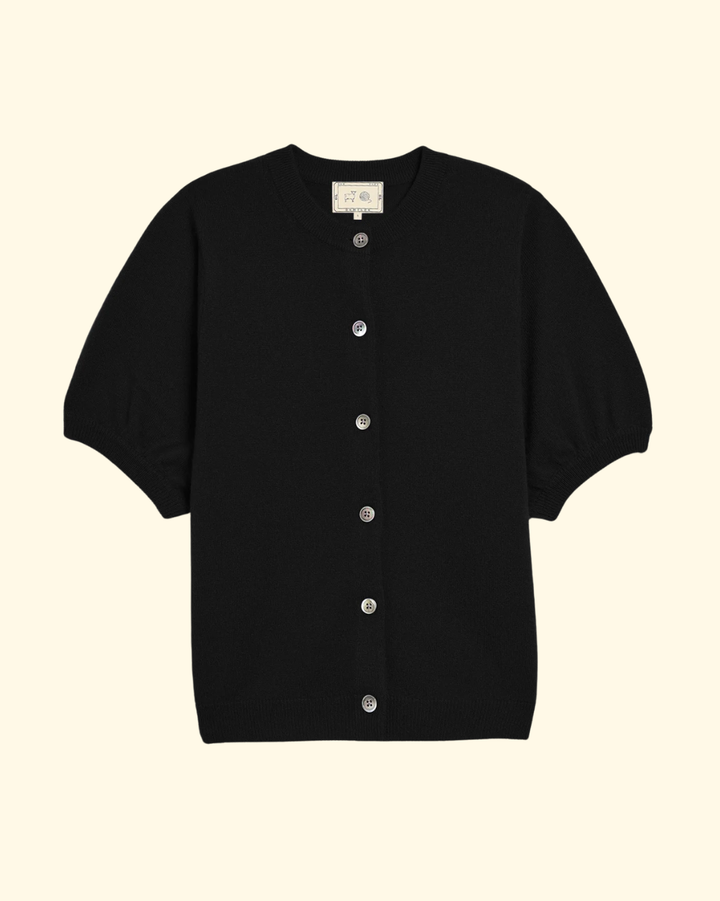 Zoe Cashmere Cardigan | Black