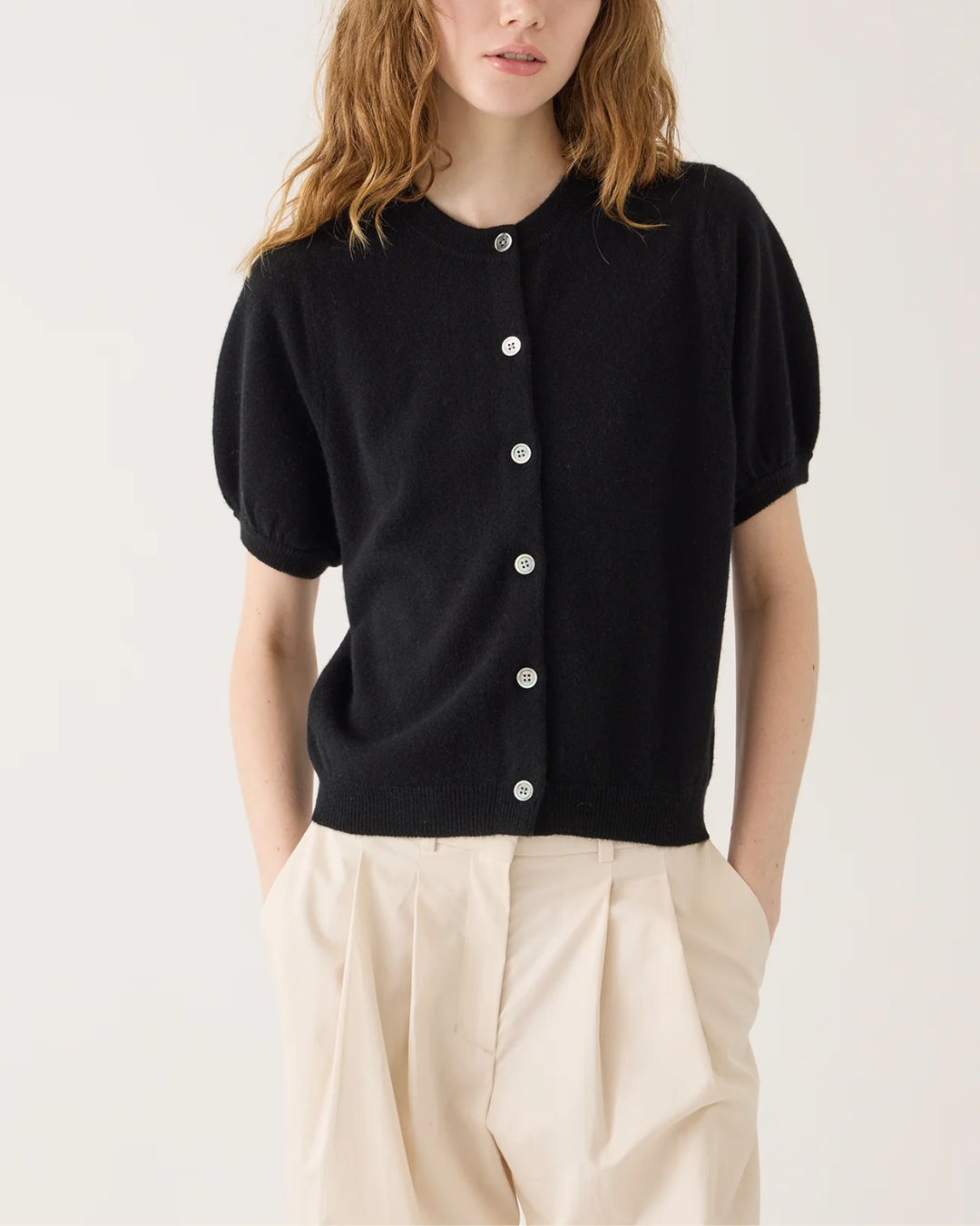 Zoe Cashmere Cardigan | Black