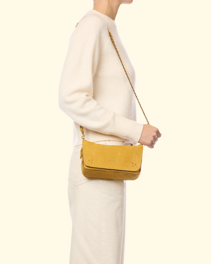 Bobi | Imprimé Croco Moutarde