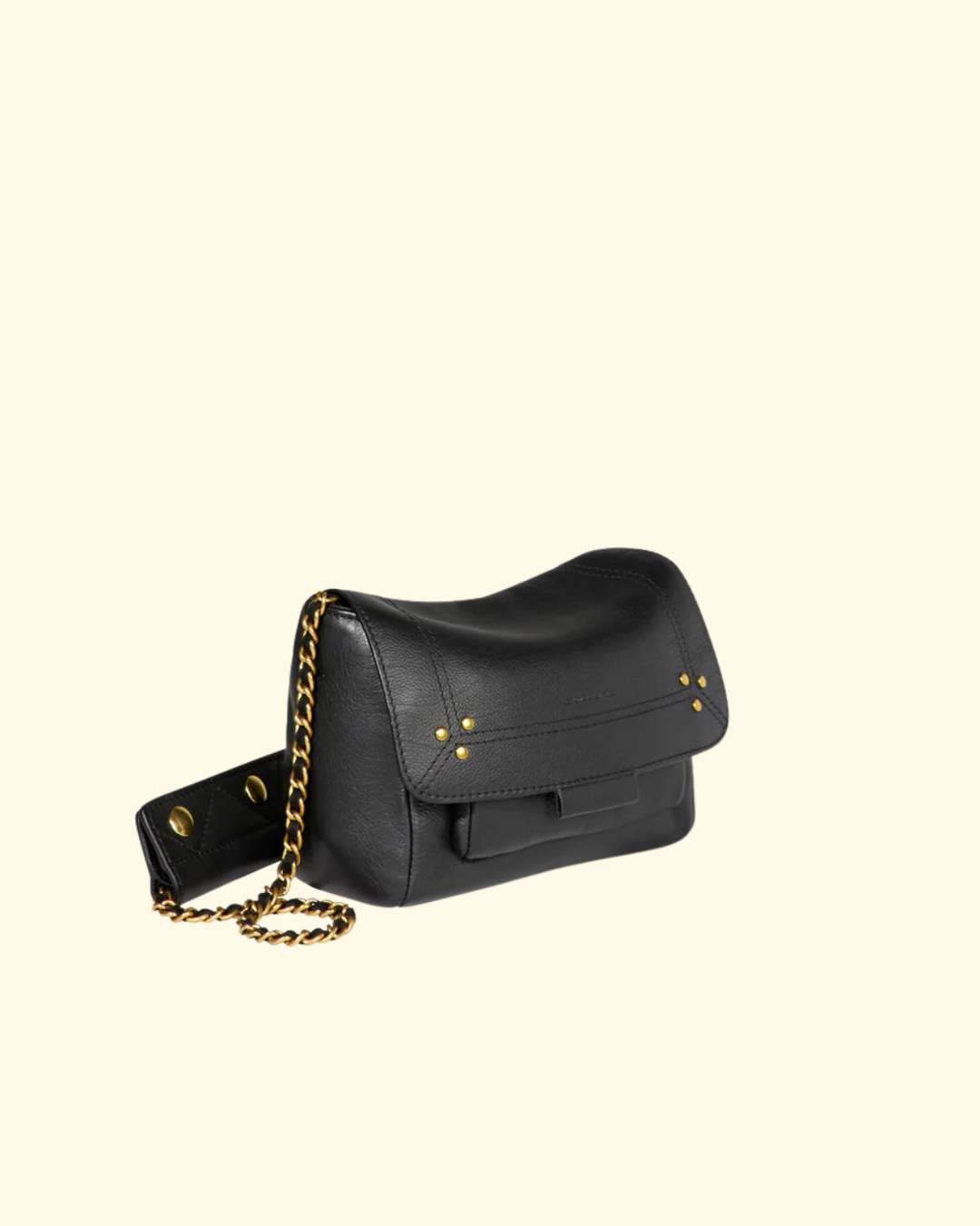 Lulu S | Calfskin Noir Brass