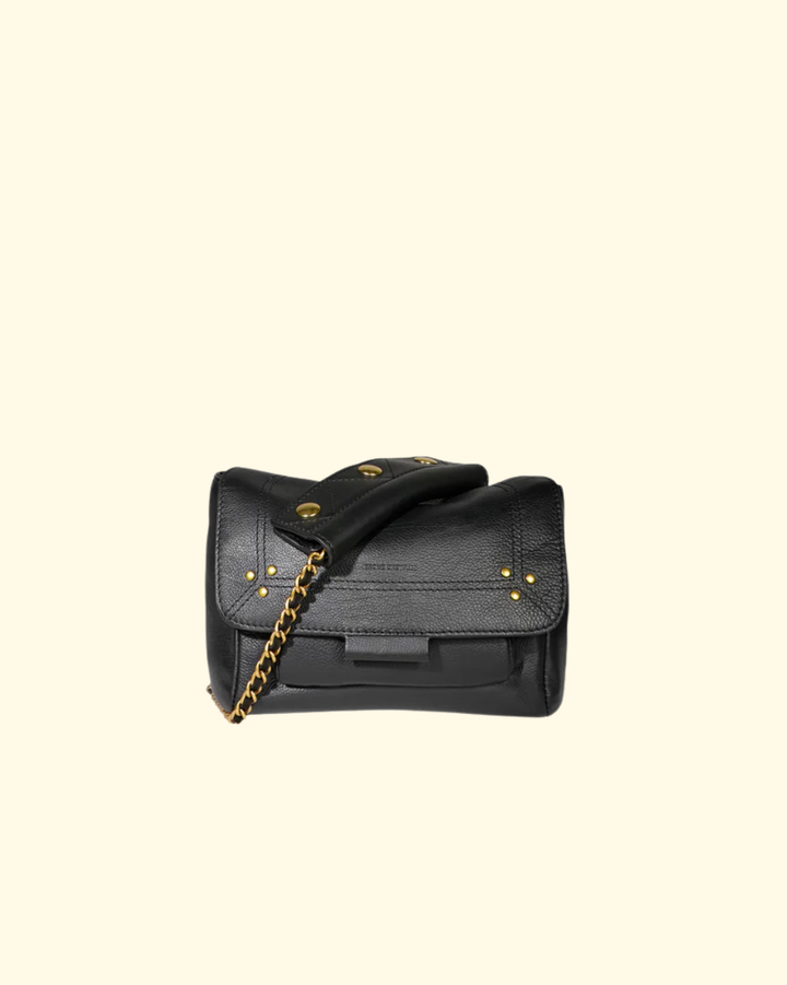 Lulu S | Calfskin Noir Brass