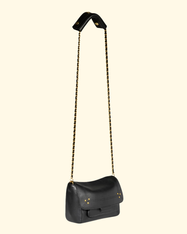 Lulu S | Calfskin Noir Brass