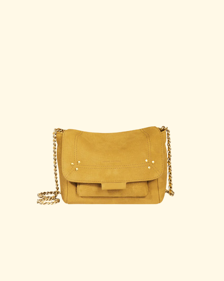 Lulu S | Imprimé Croco Moutarde