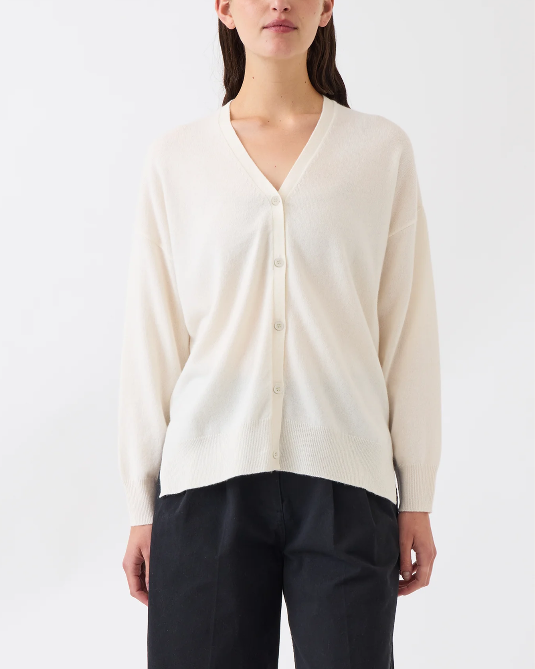 Jayla Cashmere Cardigan | Ivory