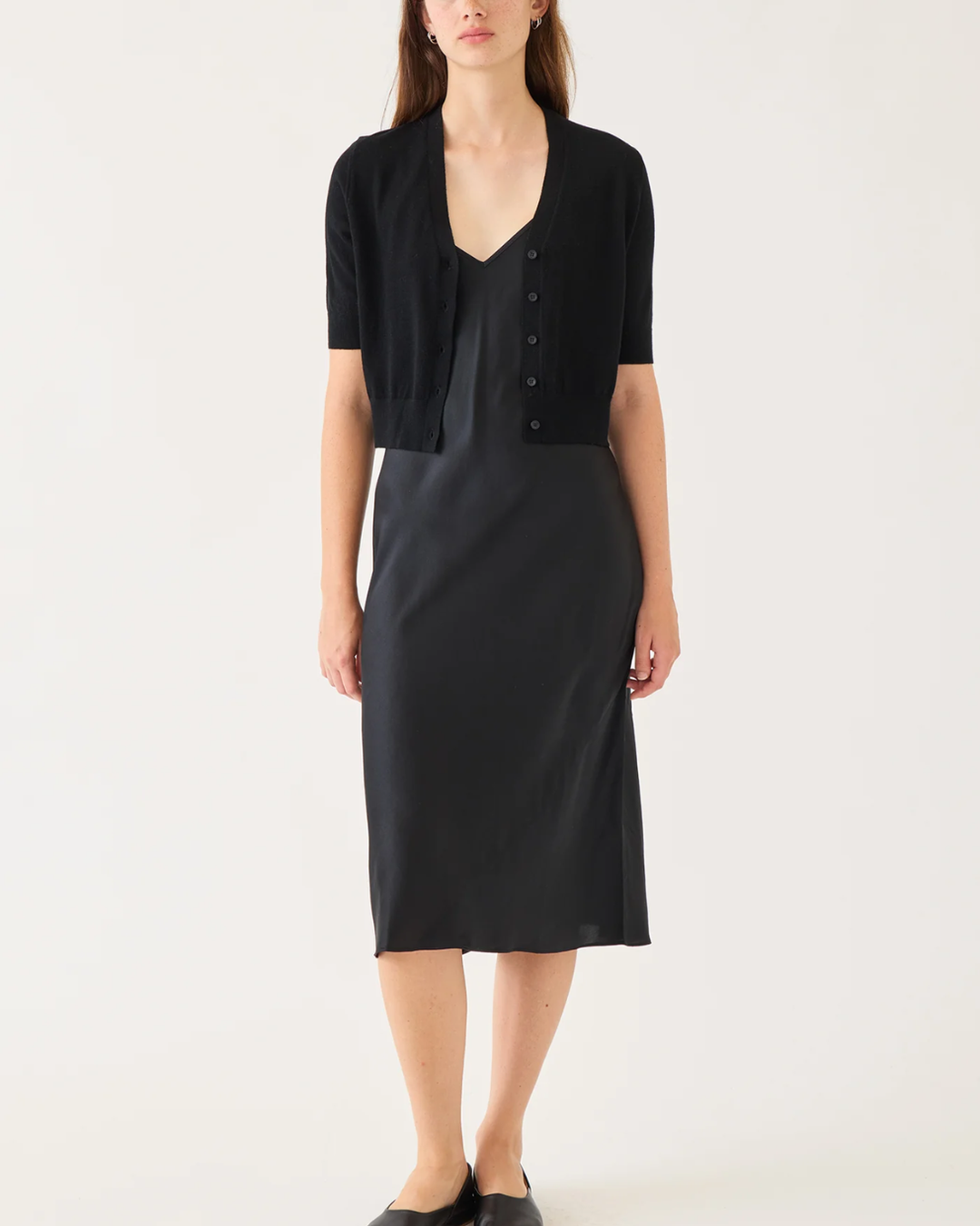 Bella Superfine Cashmere Cardigan | Black