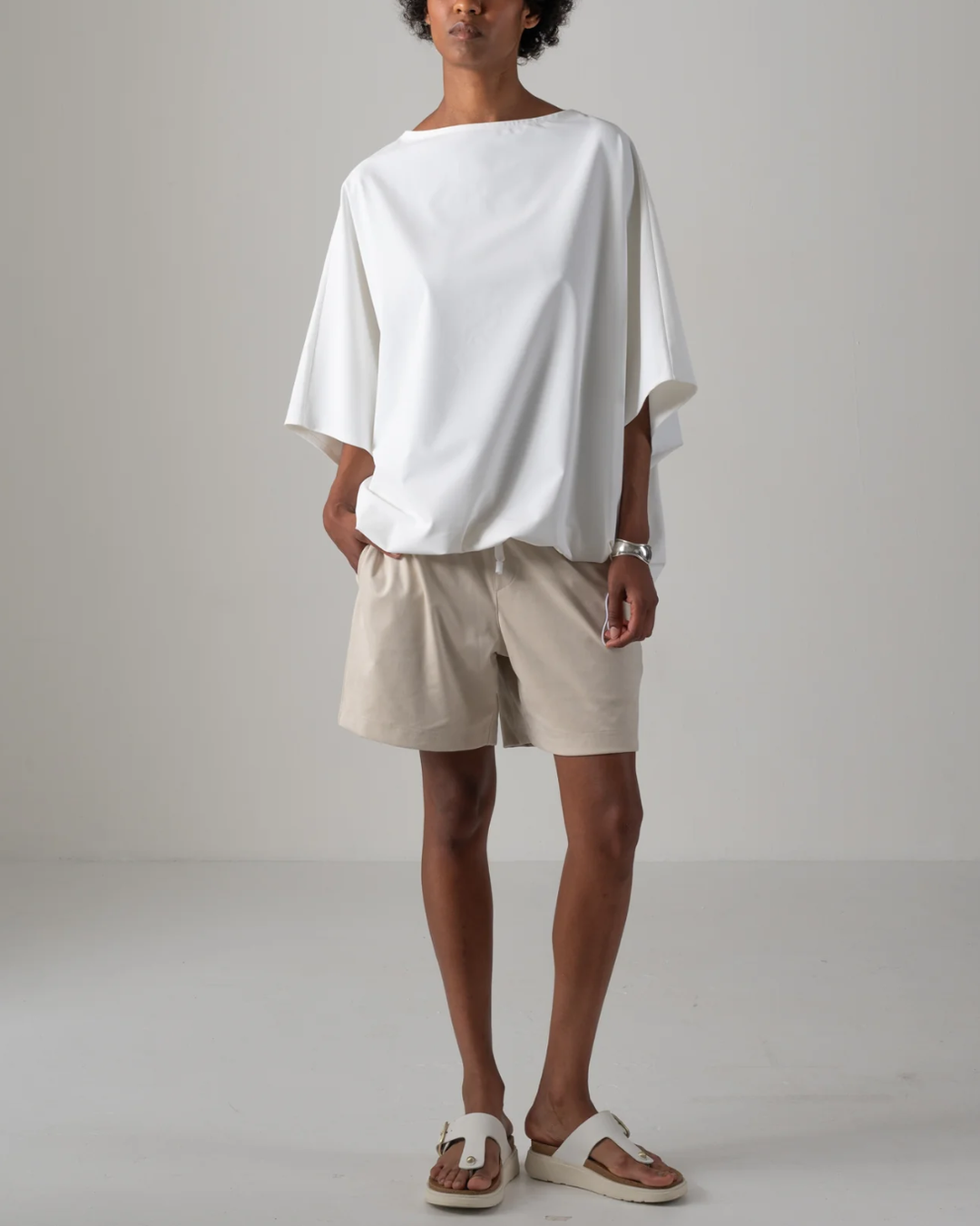 Nikita Hexagon Top | White