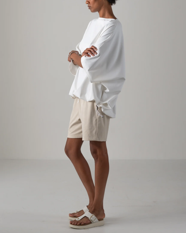 Nikita Hexagon Top | White