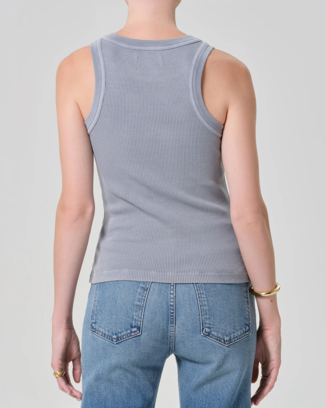 Isabel Rib Tank | Hematite