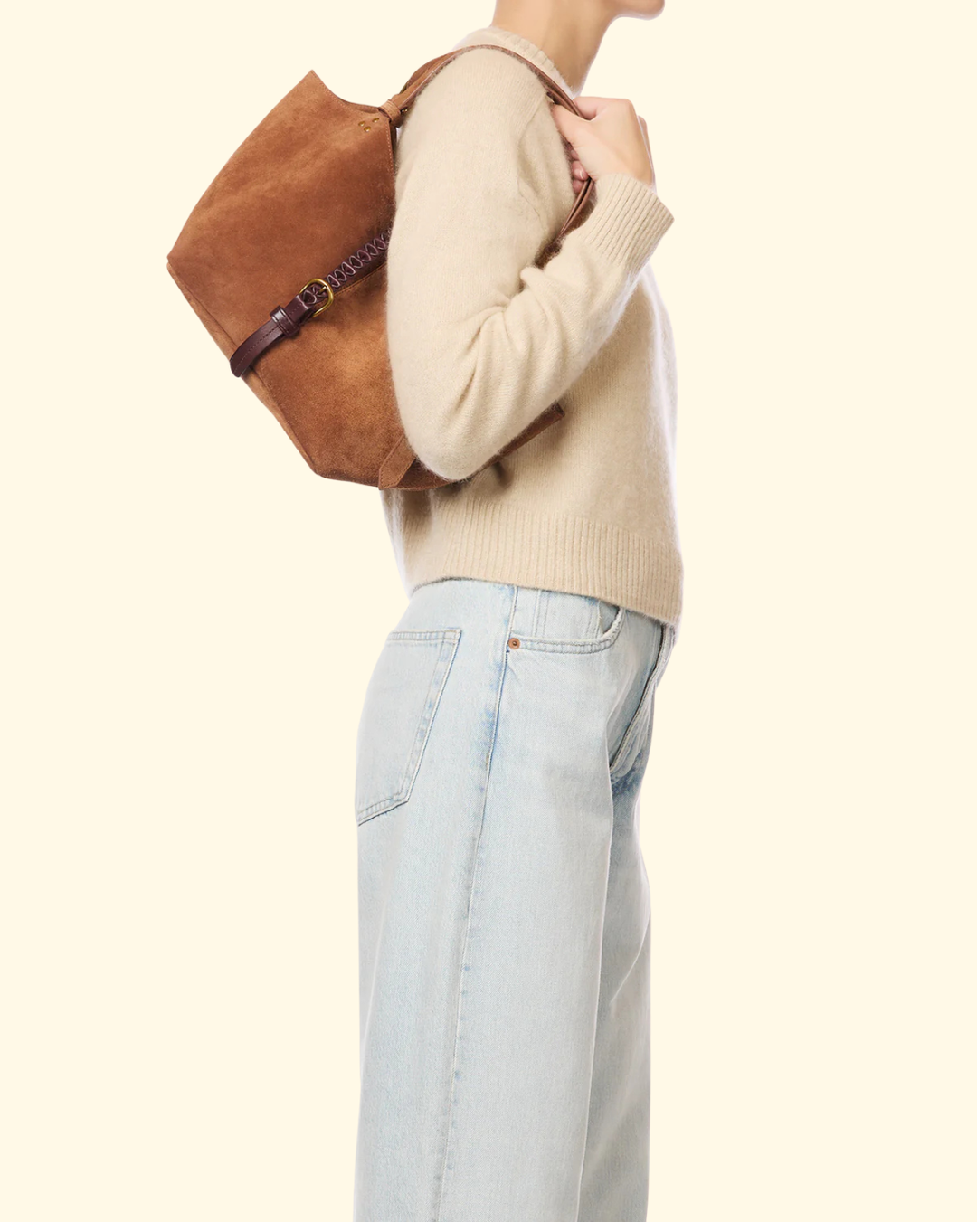 Joseph M | Caramel Split Suede