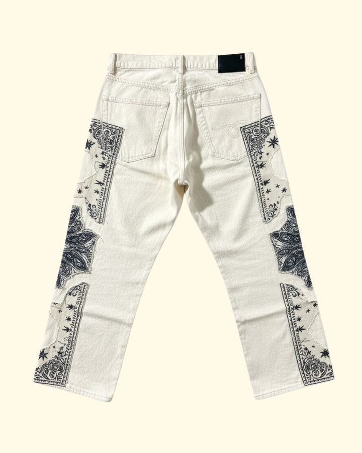X-BF Jean | Ecru Bandana