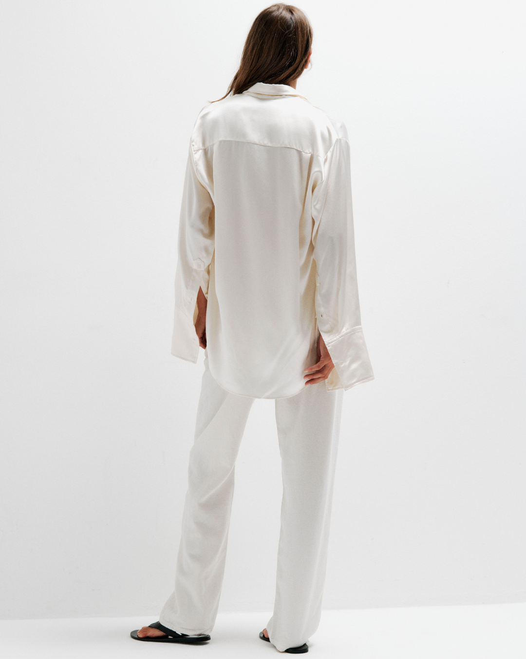 Zoraya Silk Shirt | Off White