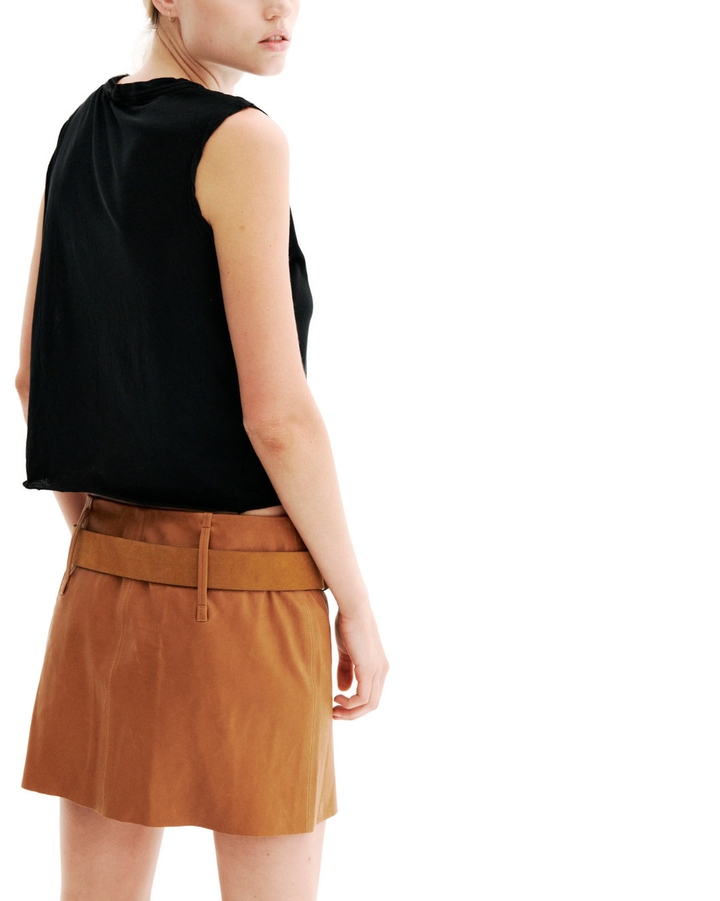 Tizra Suede Skirt | Maple