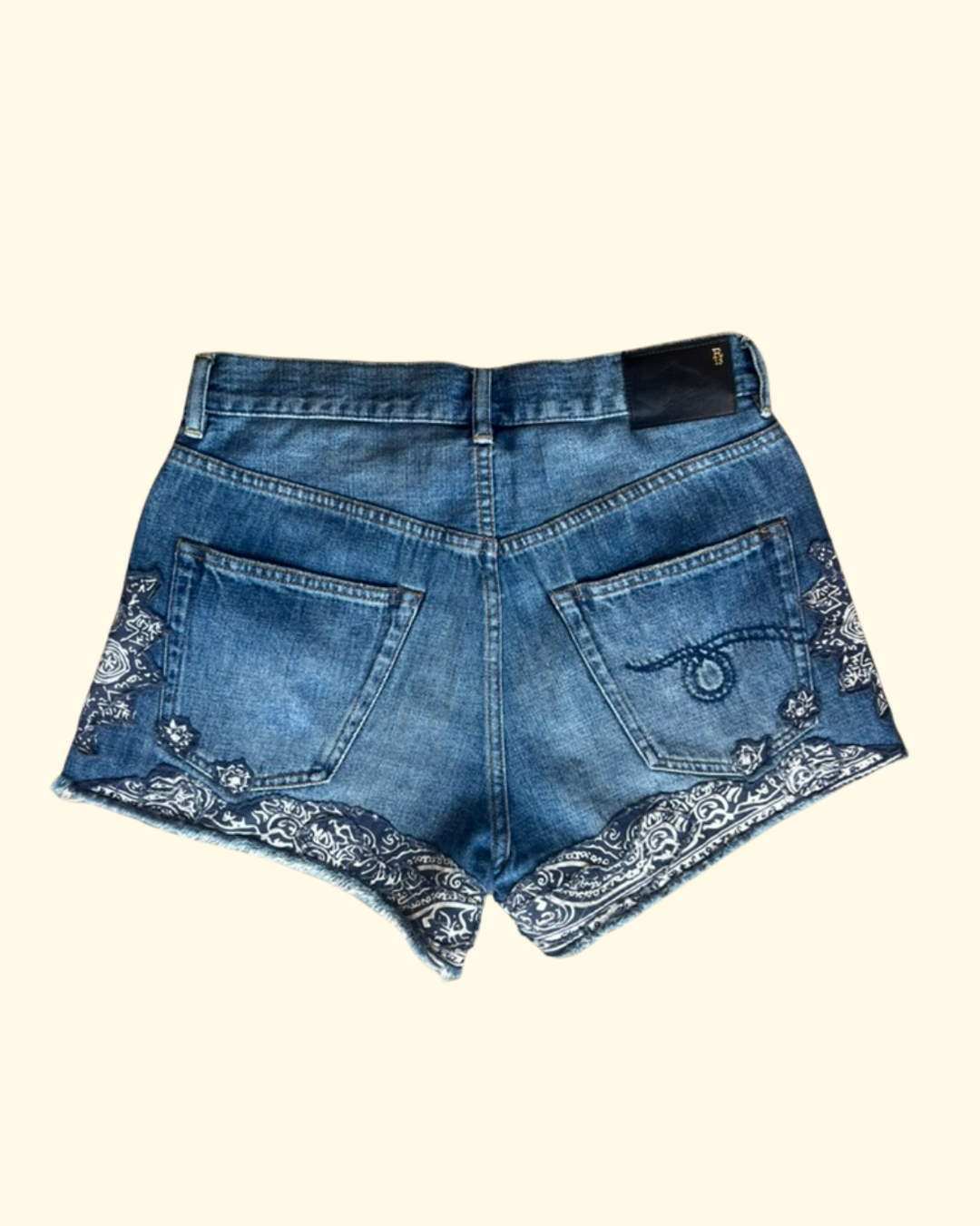 X-BF Short | Crushed Blue Bandana