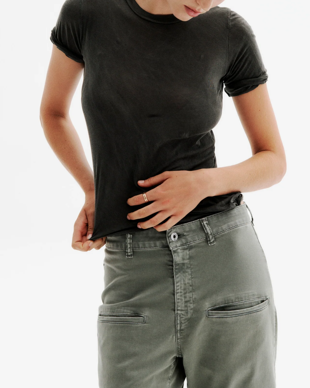 Victoria T-Shirt | Army Green