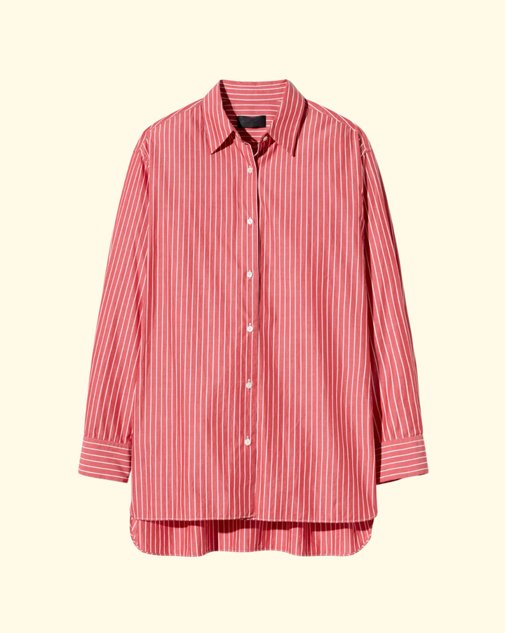 Yorke Shirt | Red & White