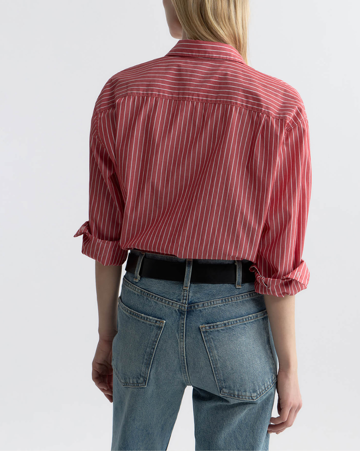 Yorke Shirt | Red & White
