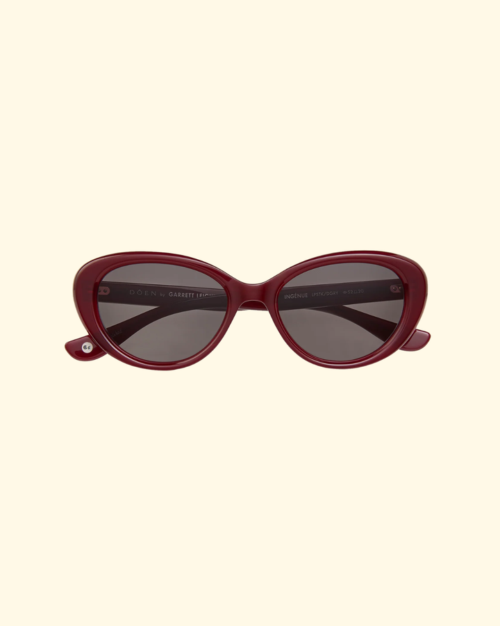 Ingénue Sunglasses | Lipstick/Dark Grey