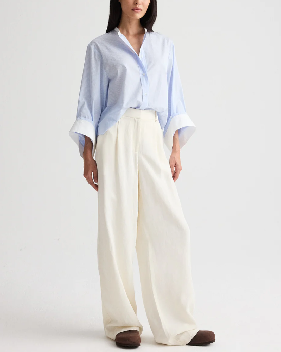 Beau Top | Blue Haven/White