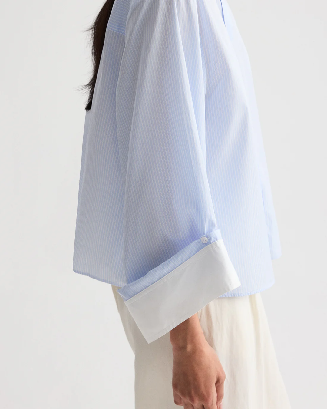 Beau Top | Blue Haven/White