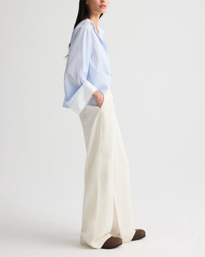 Beau Top | Blue Haven/White