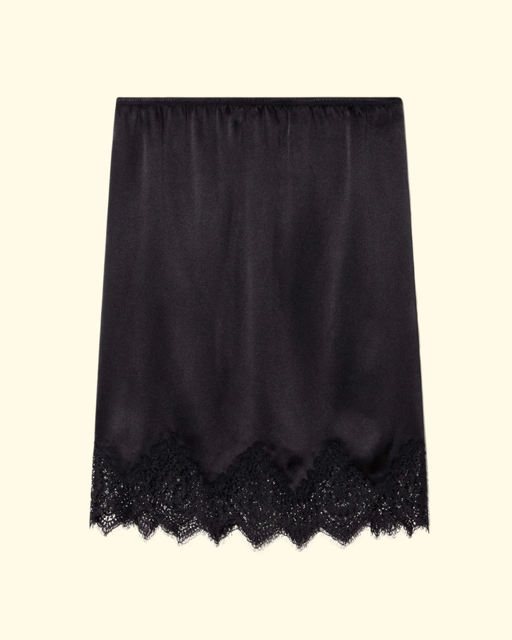 Thea Lace Skirt | Black