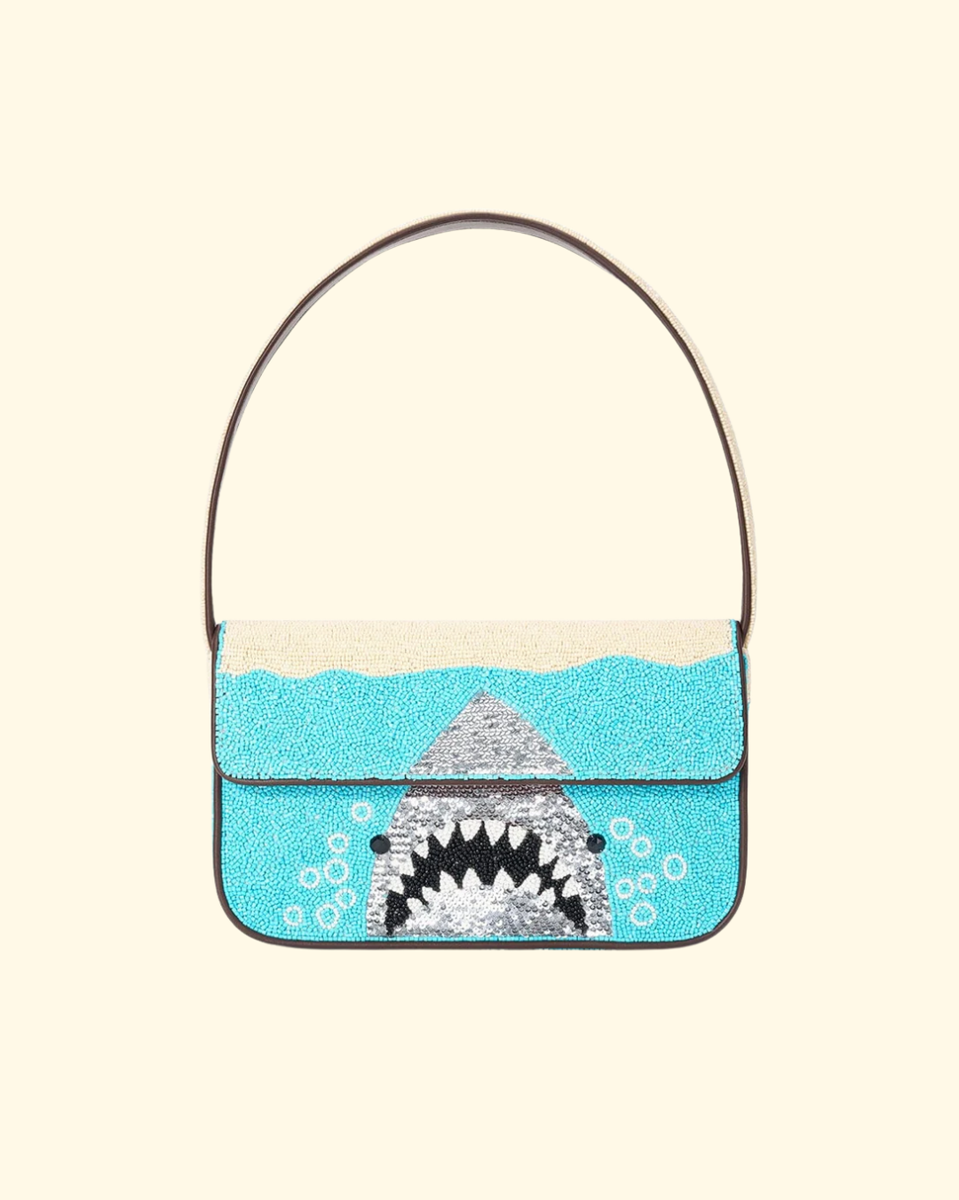 Tommy Beaded Bag | Great White