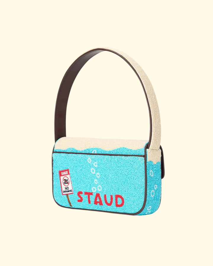 Tommy Beaded Bag | Great White