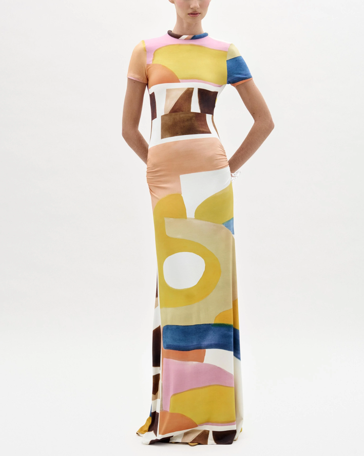 Ikia Dress | Abstract Print