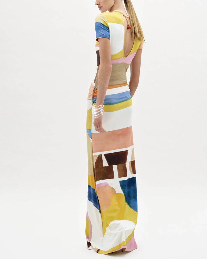 Ikia Dress | Abstract Print