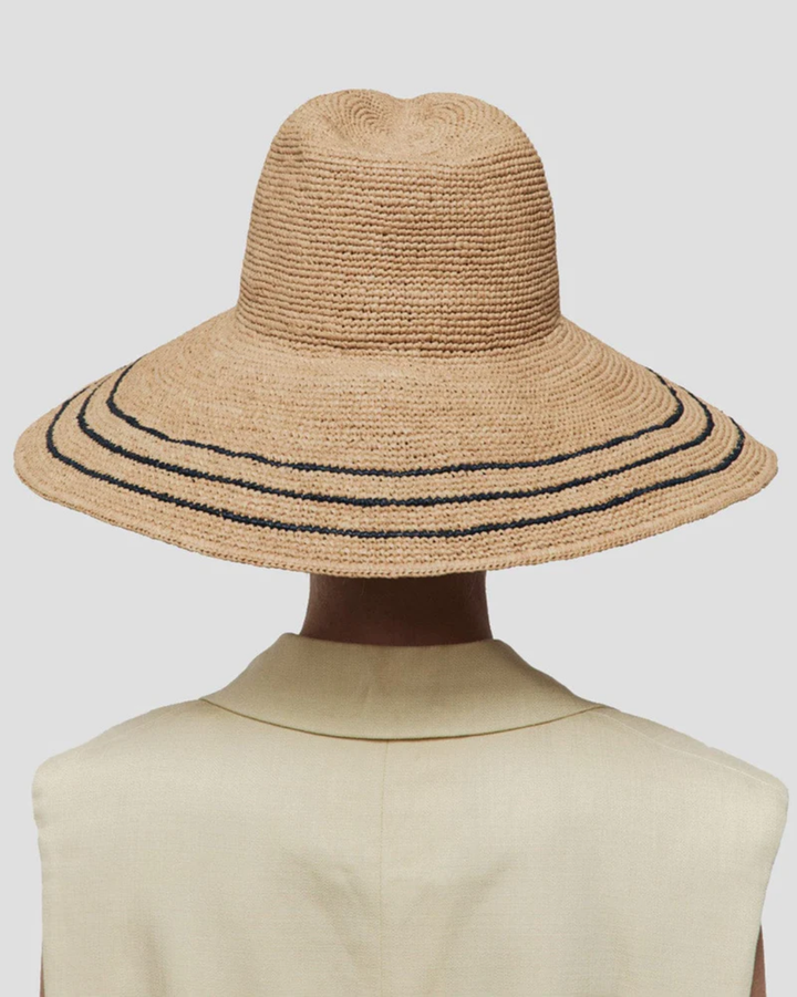 Waverly Hat | Navy/Sand