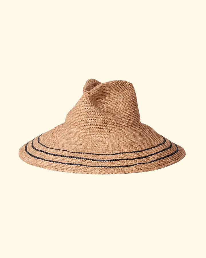 Waverly Hat | Navy/Sand