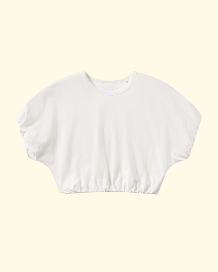 Gia Bubble Tee | Soft White