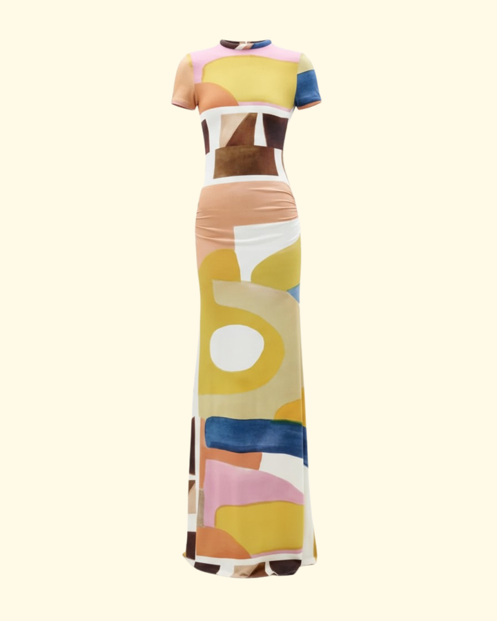 Ikia Dress | Abstract Print