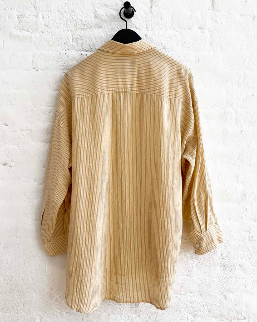 Drop Neck Shirt | Orange Stripe