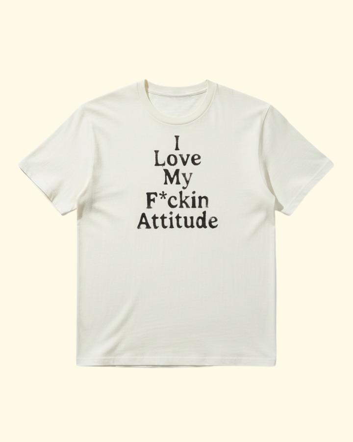 FKN Attitude T-Shirt | Off White