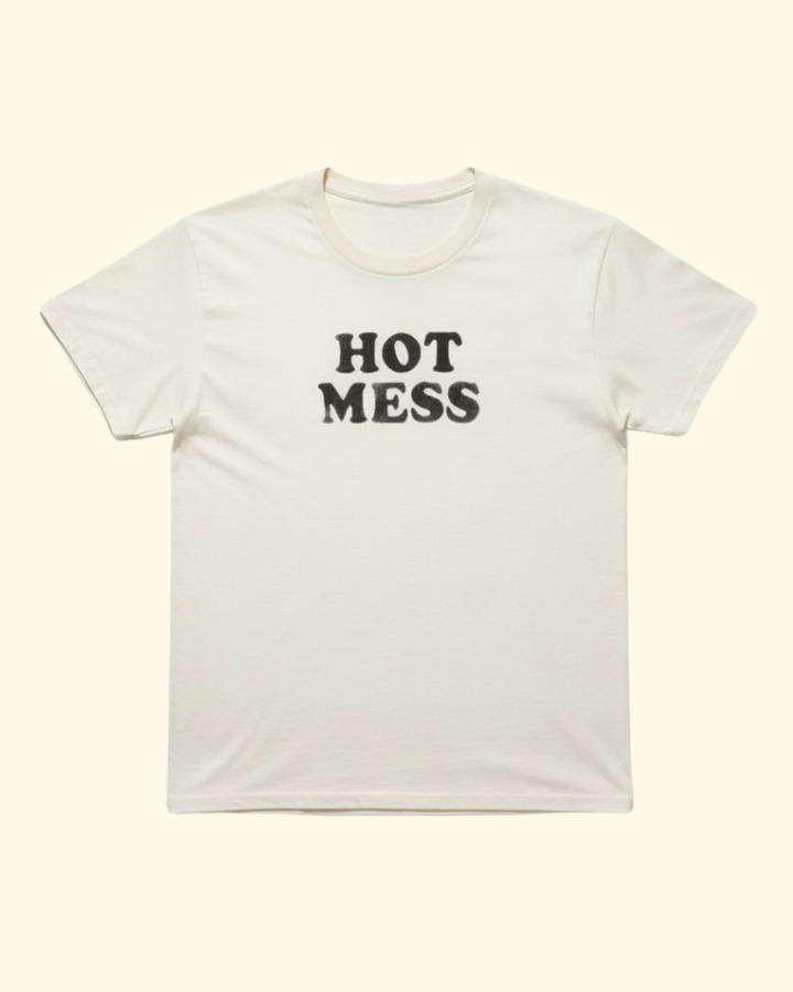Hot Mess T-Shirt | Off White